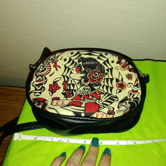 *SOLD*Liquor Brand Rockabilly Cross body Purse - Picture 3 of 4